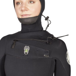 LUNASURF Women's Viking 5/4mm Hooded Wetsuit
