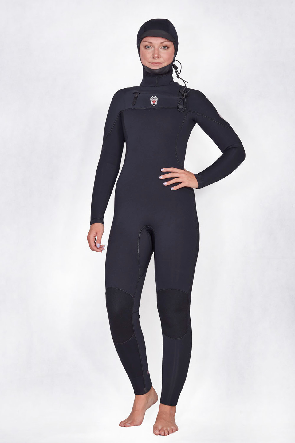LUNASURF Women's Alpha 5/4mm Hooded Wetsuit