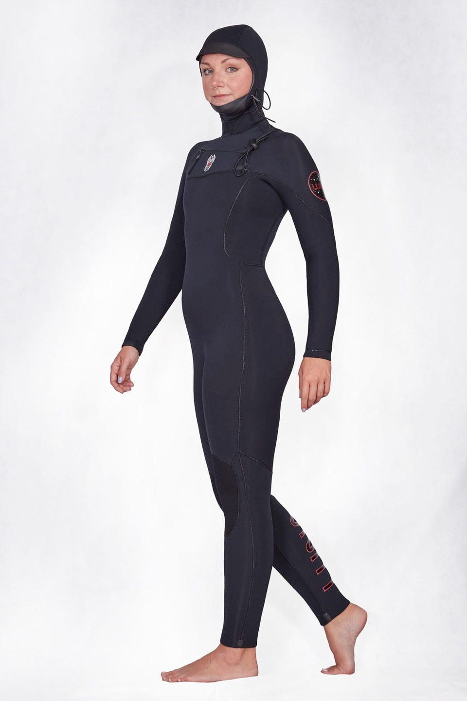 LUNASURF Women's Alpha 5/4mm Hooded Wetsuit - Image 3